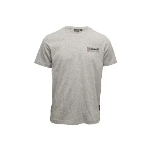 NAPAPIJRI Серый Мужской T-Рубашки