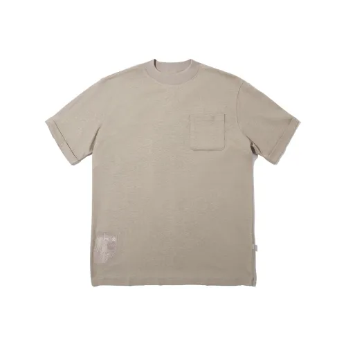 LINING x CHENGLONG LIANMINGKUAN Т-рубашка Мужская Кофейная Пена Умбра