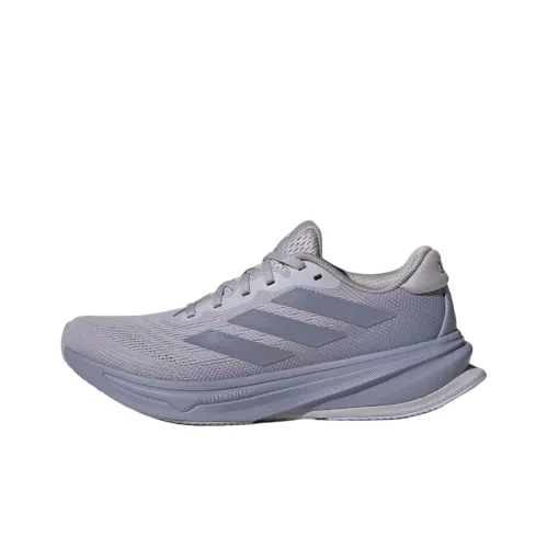 Adidas Supernova Rise 2 Дышащая Поддержка Низкий Топ Повседневные Беговые Кроссовки Женские Серый Фиолетовый