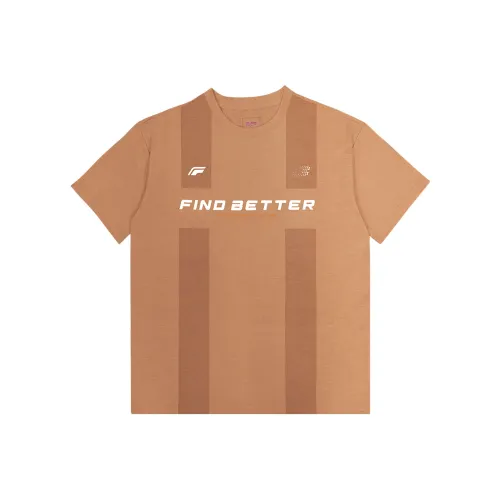 FINDBETTER Хлопок Feel Короткий рукав Т-рубашка Базовый слой Унисекс