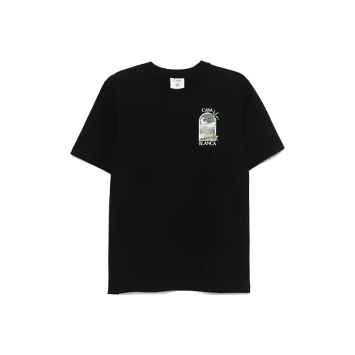 CASABLANCA SS25 T Рубашка Мужская Черная