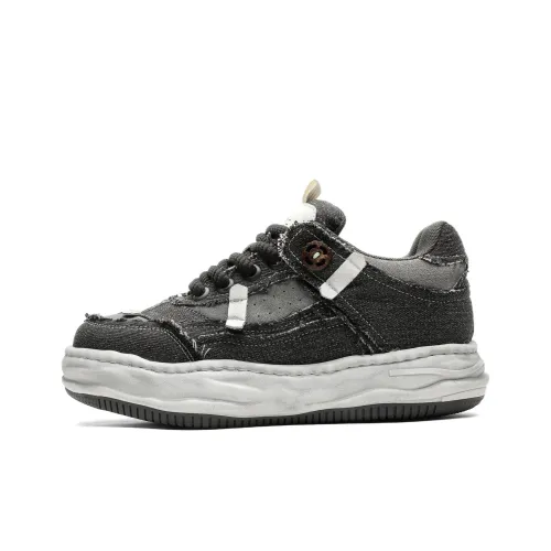 Mo Xu Slip-resistant Low Top Скейтборд Кроссовки Unisex Серый