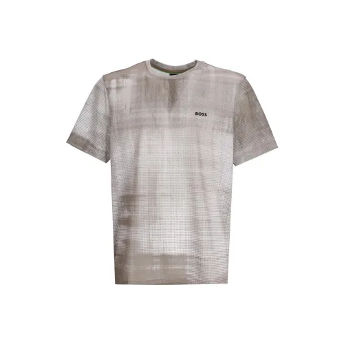 Hugo Boss Серые Мужские T-Рубашки
