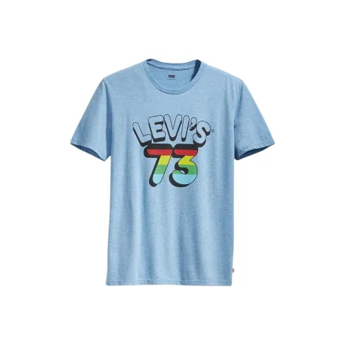 Levis Blue Мужская T-рубашка