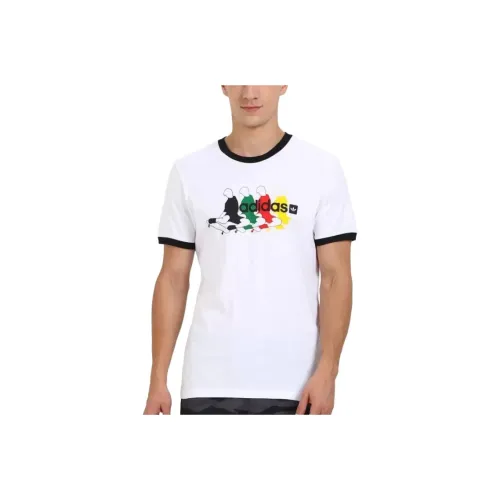 Adidas Originals Skateboarding Beakey Ringer S S Tee T-Shirt Рубашка Мужская Белая