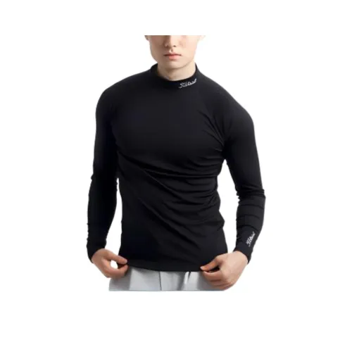 TITLEIST Мужские черные футболки T