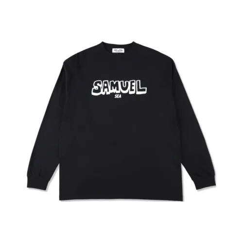 WIND AND SEA x SAMUEL X WDS L S футболка с длинным рукавом мужская черная