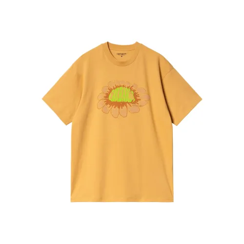 Carhartt WIP SS24 S S Pixel Floral Design T-Shirt T-Shirt Men's Yellow