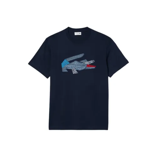 LACOSTE Морской Синий Мужская Футболка