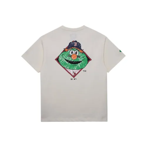 New Era College Renewal Series SS24 T Рубашка Мужская Айвори Белый