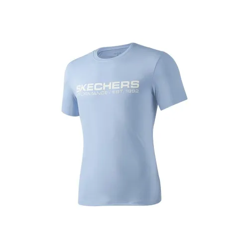 Skechers T-Shirt Мужской Детский Синий