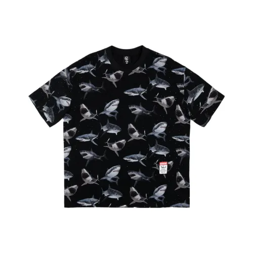 TCH T-Shirt Унисекс Черный с Белым Логотипом