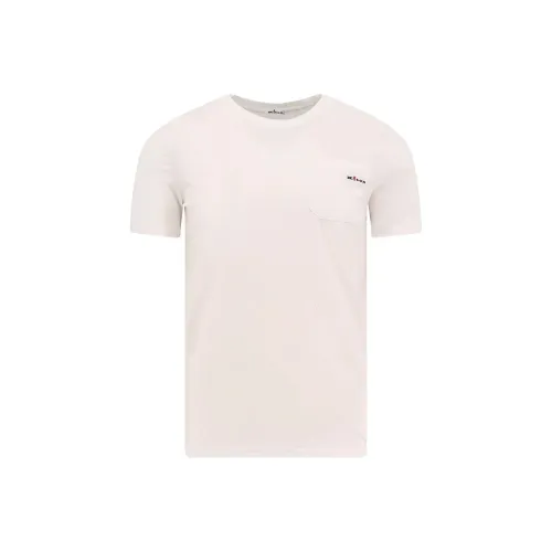 KITON Белая Мужская T-Рубашка