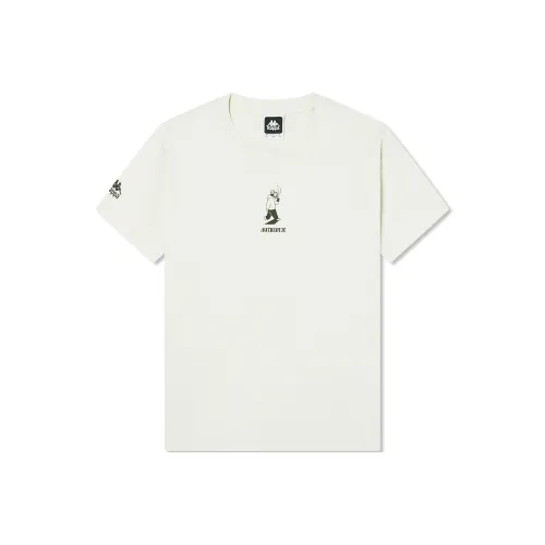 KAPPA x XUXIAOBAI SS24 T-Shirt Унисекс Солодово-бежевый Коричневый