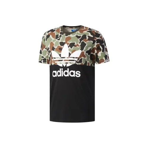 Adidas Originals T-Shirt Мужской Многоцветный Черный