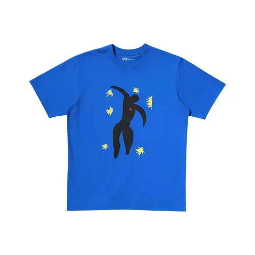 UNIQLO x · HENRI MATISSE Henri Matisse Collaboration SS25 T-Shirt Унисекс Озерный Синий