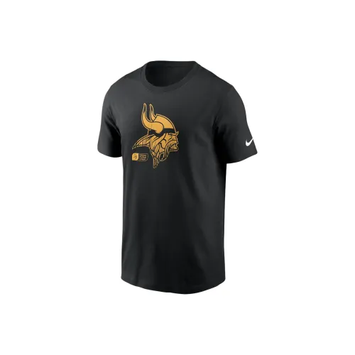 nike NFLMinnesota Vikings Выцветший Essential T-Shirt Мужской Черный