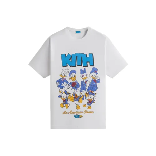 KITH Collaboration Donald Duck Series Белая Мужская T-Рубашка