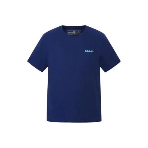 Timberland T-Shirt Унисекс Морской Синий Холст