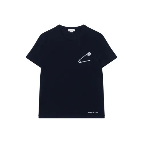 Alexander McQueen SS21 T-Shirt Мужской Темно-синий
