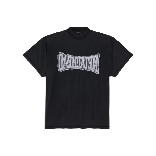 Balenciaga T-Shirt Loose Fit Men's Black