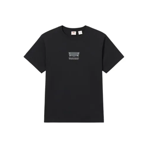 Levis Мужские Черные T-Рубашки