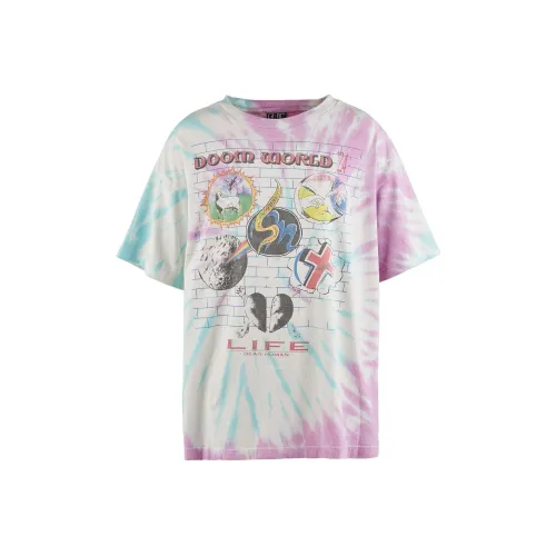 SAINT Mxxxxx x LASTMAN SS24 T Рубашка Унисекс Розовый