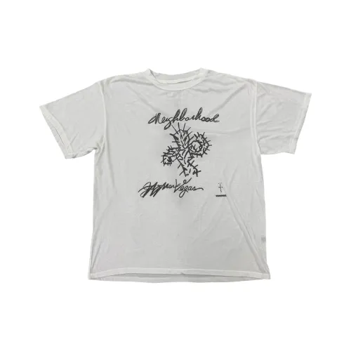 Travis Scott x NEIGHBORHOOD совместная футболка унисекс