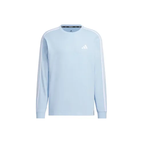 Adidas ESSENTIALS3 Полосы Плюс T Рубашка Мужская Синяя