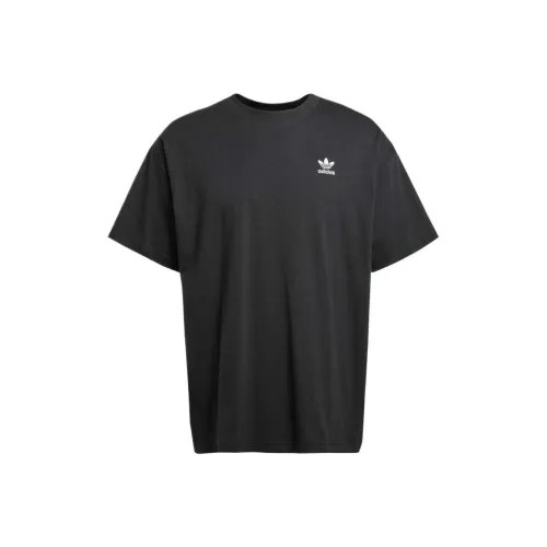 Adidas Originals Trefoil Essentials Camiseta Trifolio Essentials OVERSIZED T-Shirt Мужской Черный
