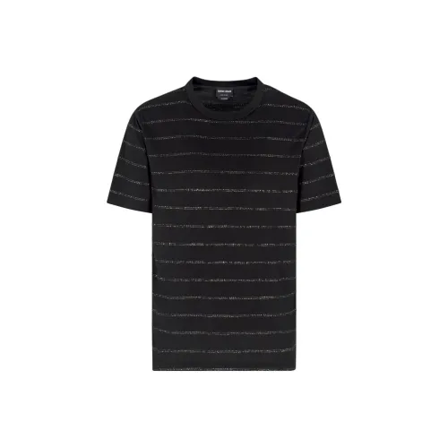 GIORGIO ARMANI Мужские черные T-рубашки