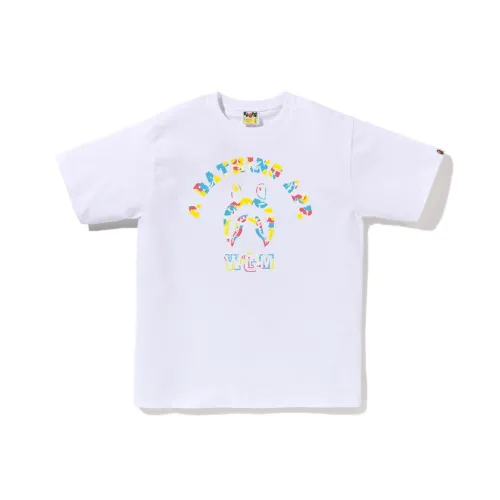 A BATHING APE Белый WHX Мужская T-Рубашка