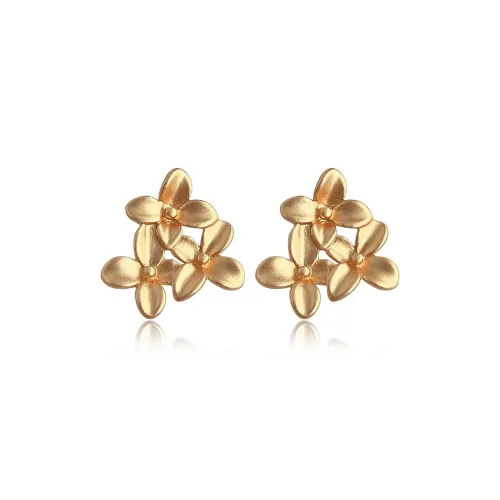 Yab Copper Stud Earrings Women's Yab Медные серьги-гвоздики женские