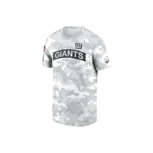 nike Dri FitNFL New York Giants Salute To Service Edge Свод T Рубашка Мужская Белая