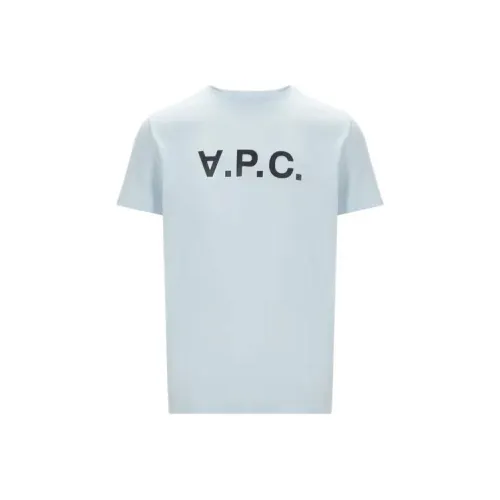 A.P.C. Joint Paragraph Светло-Синяя Мужская T-Рубашка