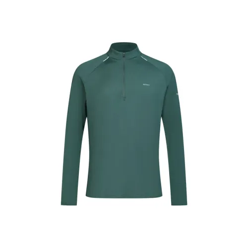 DECATHLON T-рубашка мужская темно-серо-зеленая