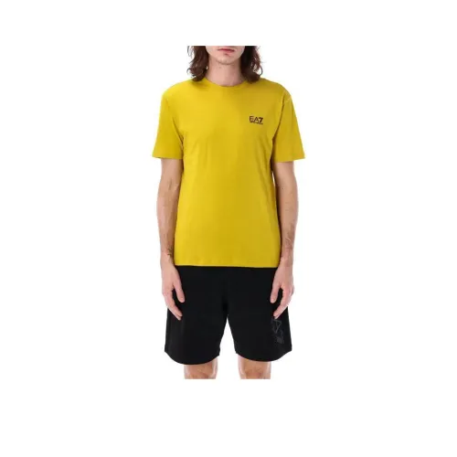 EMPORIO ARMANI Рубашка Мужская Желтая