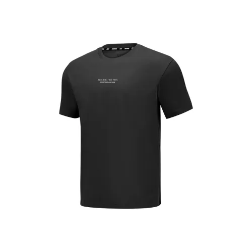 Skechers Sports Lifestyle Collection GODRI T Рубашка Мужская Угольный Черный