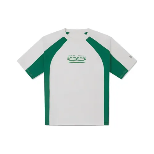 Конверс T Рубашка Мужская Белая Зеленая