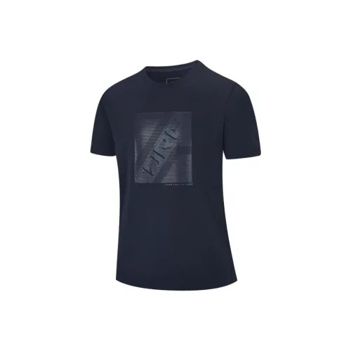 XTEP Variety Тренировки Коллекция T Рубашка Мужская Swaying Синий