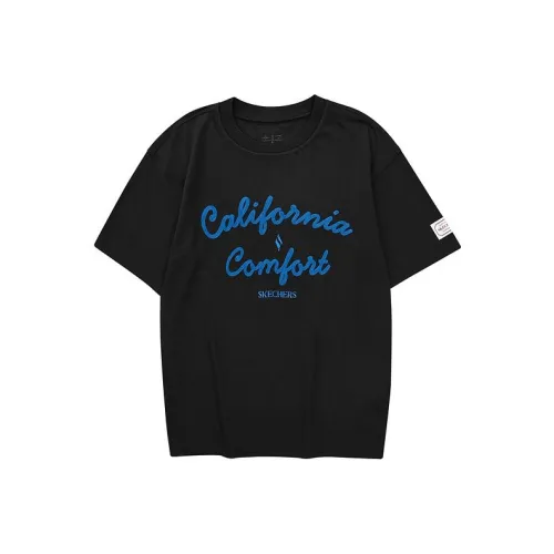 Skechers T-Shirt Унисекс Угольный Черный