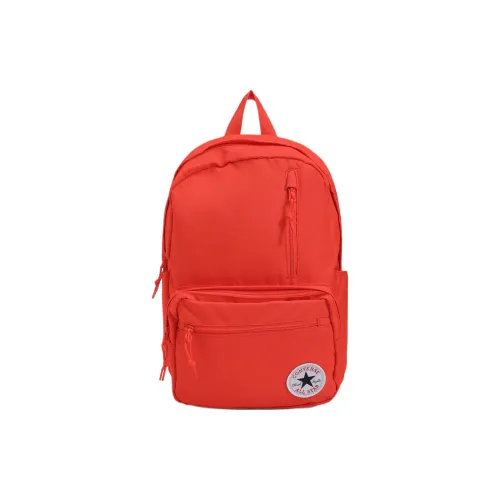 Converse Polyester Backpack Unisex Citrus Orange Red Конверс Полиэстер Рюкзак Унисекс Цитрусовый Оранжевый Красный