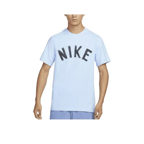 Nike Светло-Синие Мужские Футболки
