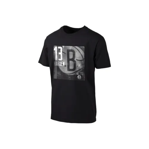 NBA Баскетбольная сетка Team Harden Nets Harden Фотокопия Рубашка Мужская Черная