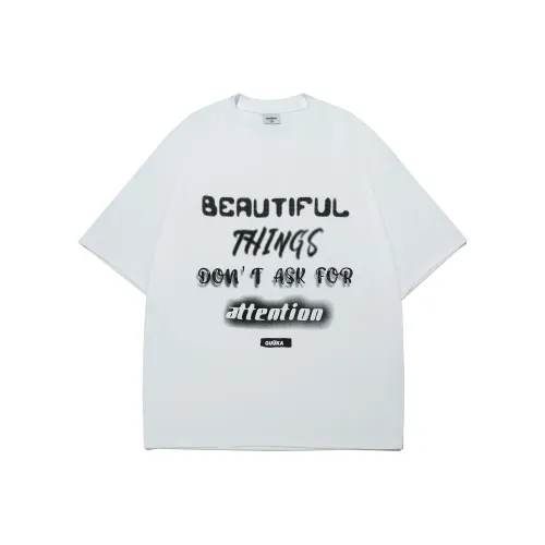 Guuka Короткий рукав T-рубашки Мужской Белый