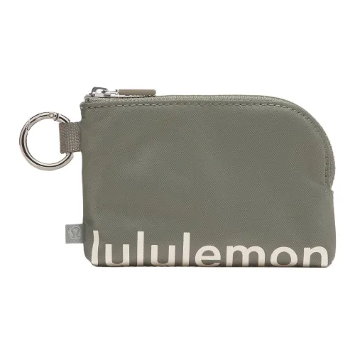 lululemon Нейлоновый держатель для карт Унисекс Шалфейно-серый Зеленый