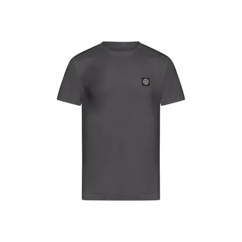 Stone Island Угольный Серый Мужская T-Рубашка
