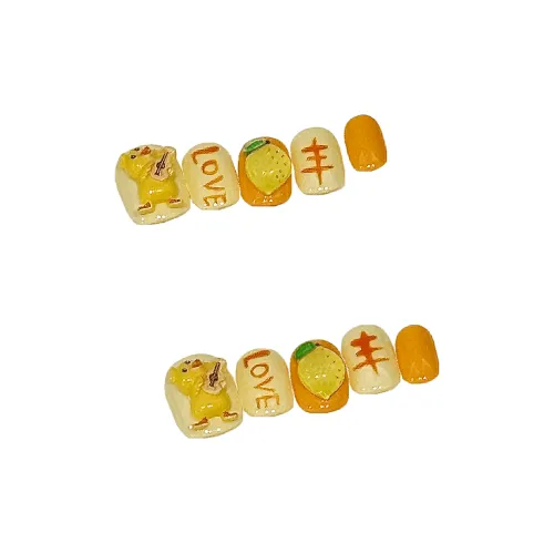 THE CABB SOUL Cute Pet Language Желтый Chick Короткий Круглый Желтый Jump Цвет Милый