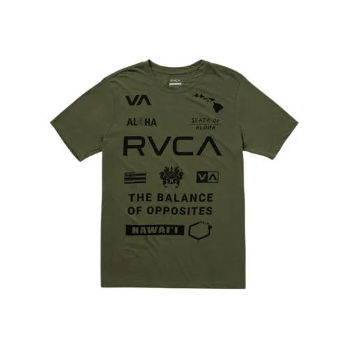 RVCA Оливковая Мужская Футболка