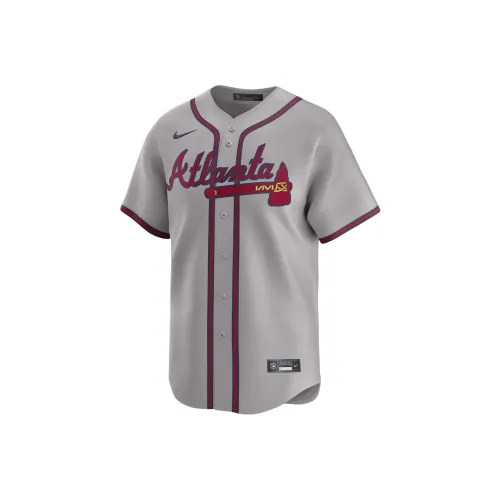 nike Ozzie Albies Atlanta Braves T-Shirt Мужская Серого цвета